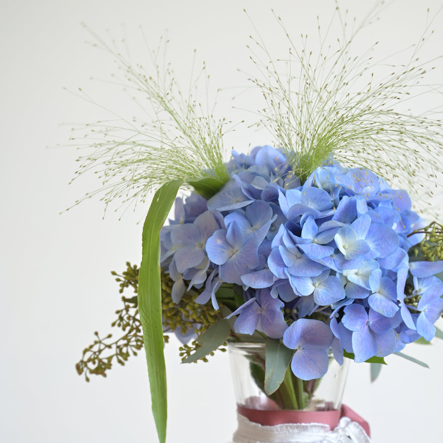 Hydrangea Flower Jar