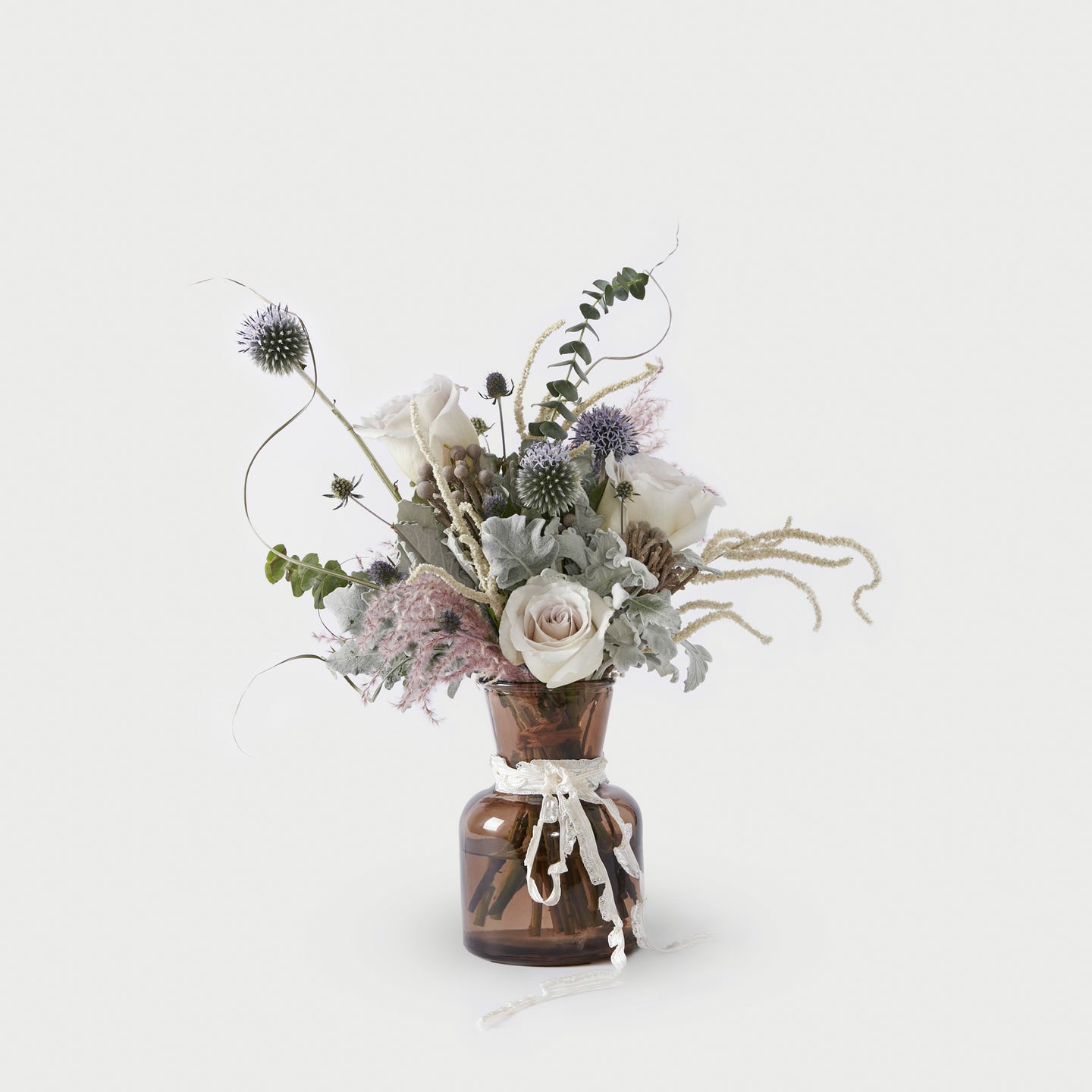 Silver Fog Flower Jar